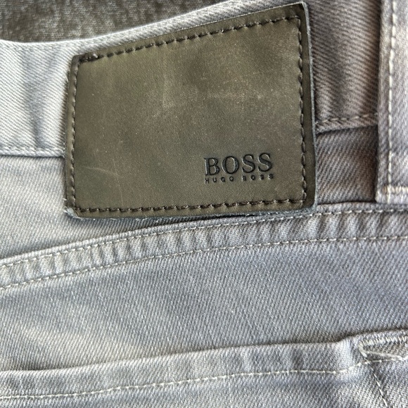Boss Hugo Maine Regular Fit Light Gray Jeans Men’s SZ 34/30 - Picture 6 of 14